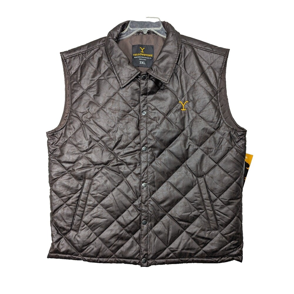 Yellowstone - Dutton Ranch - Button Up Puffer Jacket - Size 3XL